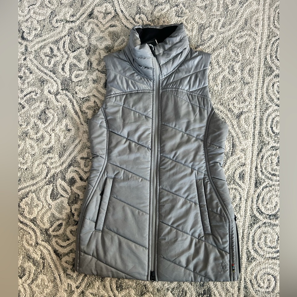 Smartwool | Women's Smartloft 150 Vest, Size S, color:alloy, NWT